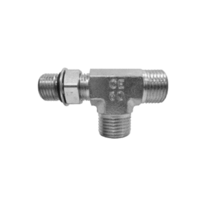 Tee Lateral Macho BSPP Orientável